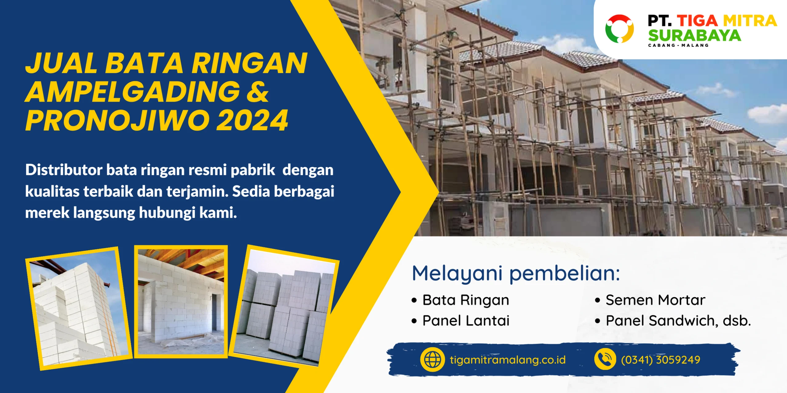 Jual Bata Ringan Ampelgading & Pronojiwo 2024