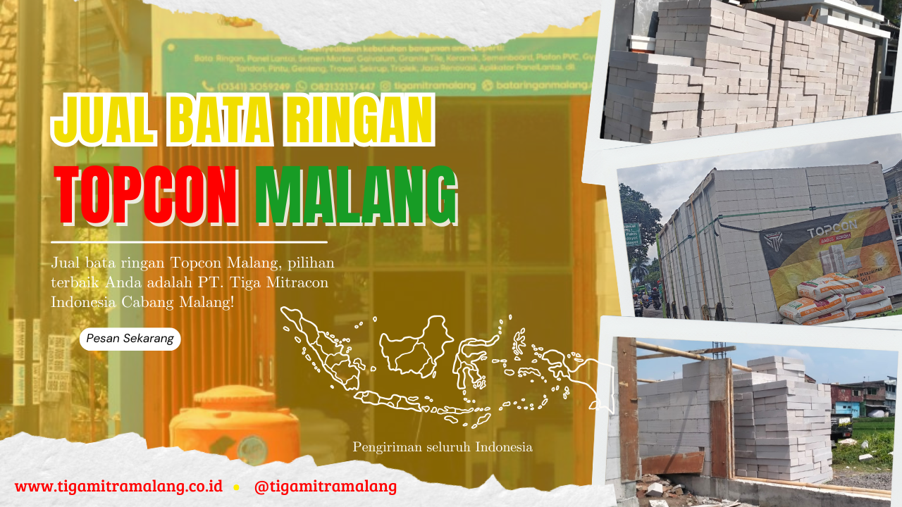 Jual Bata Ringan Topcon Malang